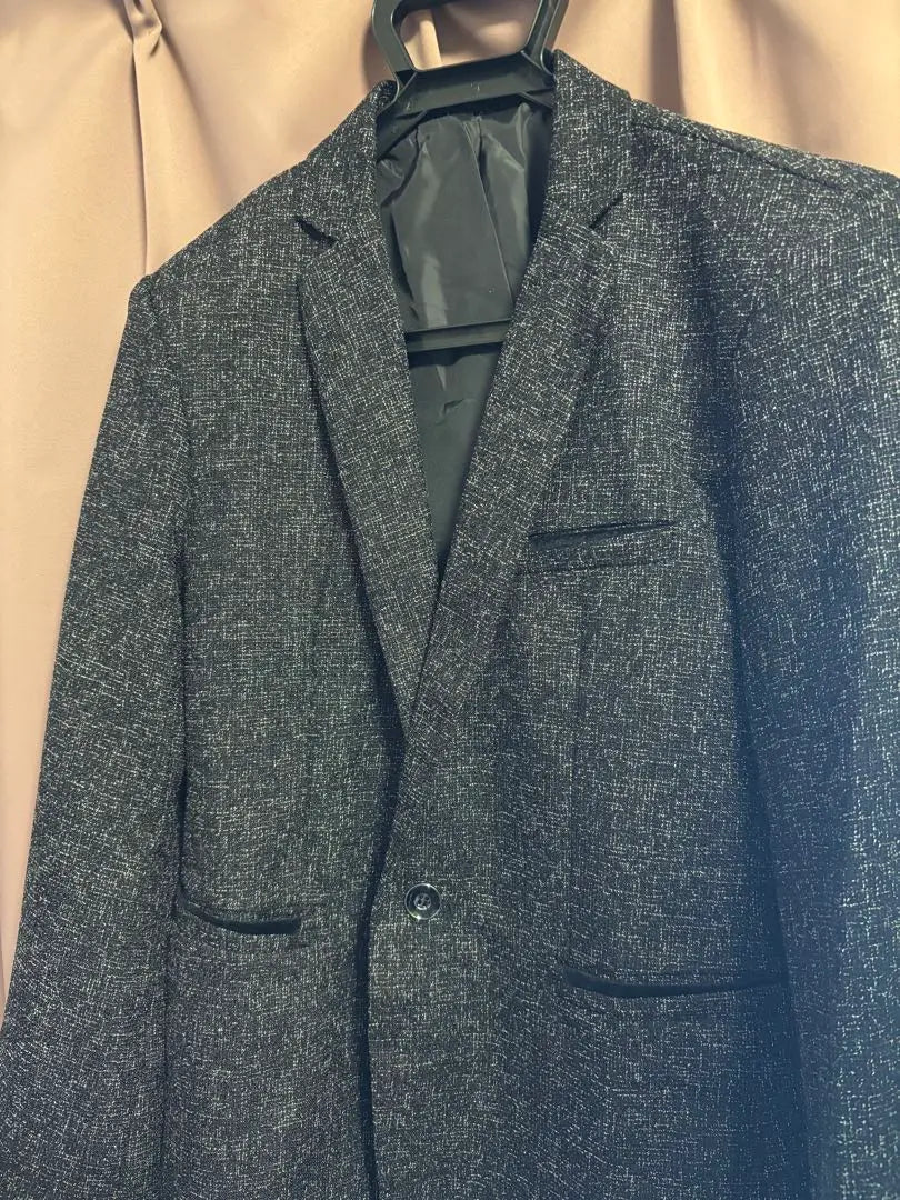 Gray Tailored Jacket Tweed Style