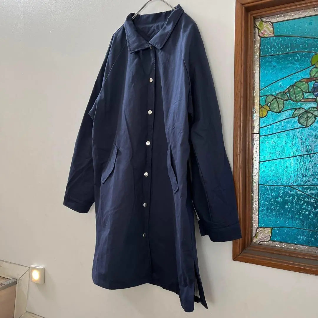 Girly doll cotton jacket L navy new