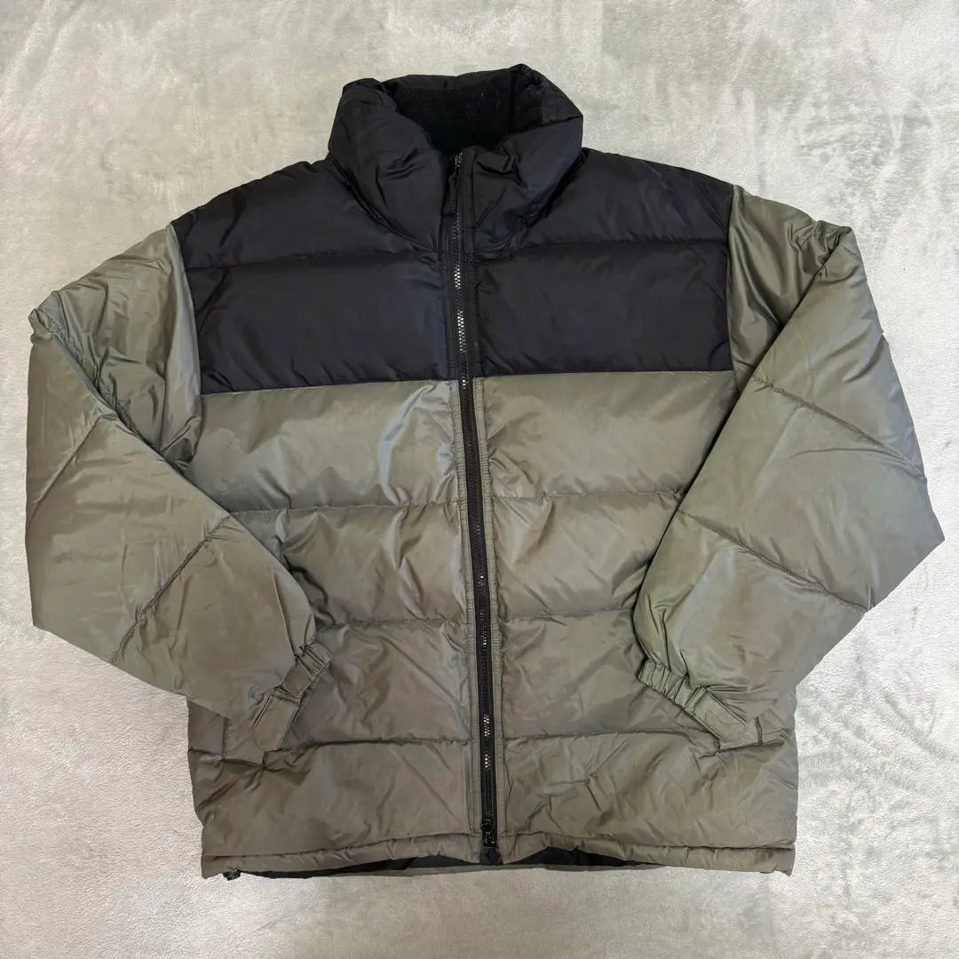 00's OLD GAP Down Jacket Two Tone Green Black