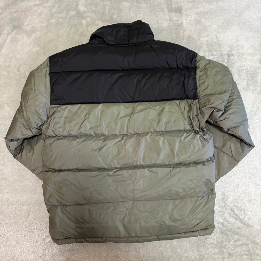 00's OLD GAP Down Jacket Two Tone Green Black