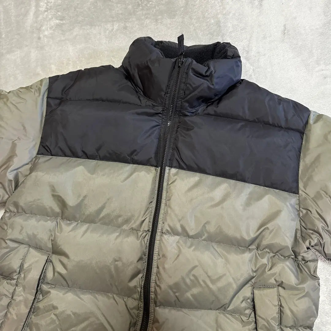 00's OLD GAP Down Jacket Two Tone Green Black