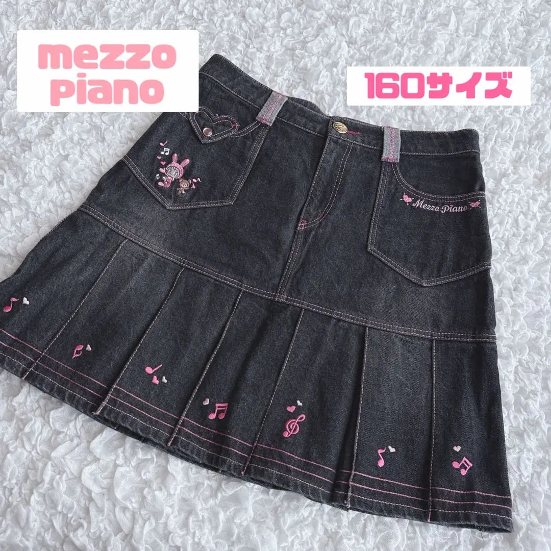 mezzo piano mezzo piano bellier y2k denim skirt 160