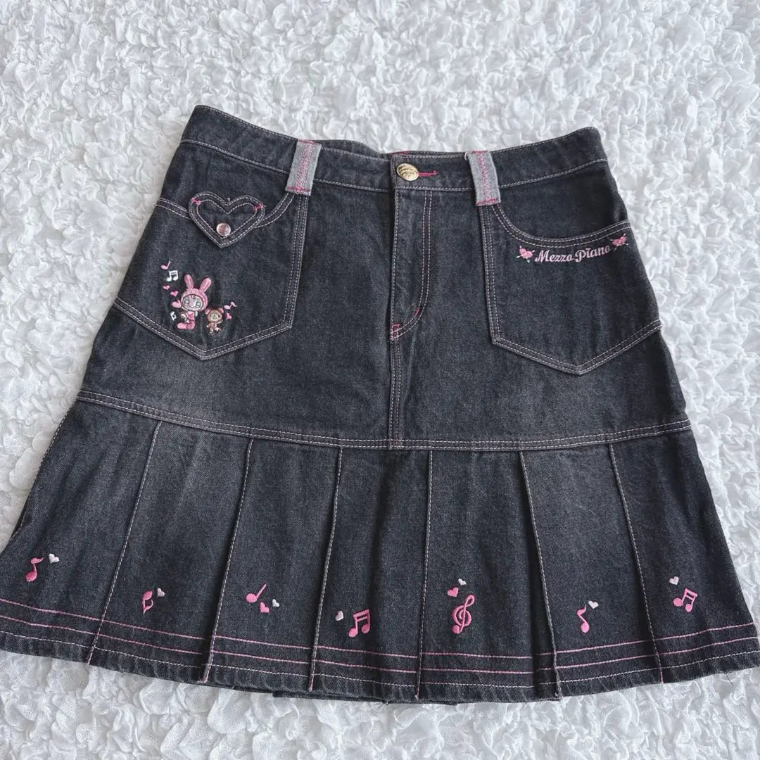 mezzo piano mezzo piano bellier y2k denim skirt 160