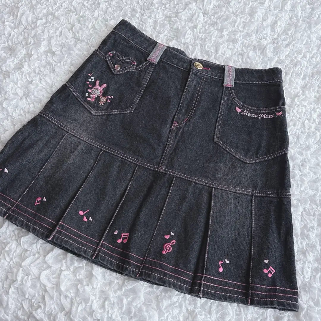 mezzo piano mezzo piano bellier y2k denim skirt 160