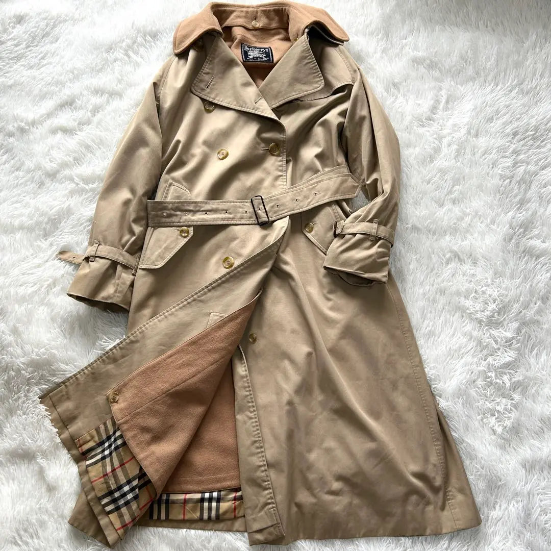 Super rare! Burberry Trench 21 Single Sleeve Trench Coat Belted Beige