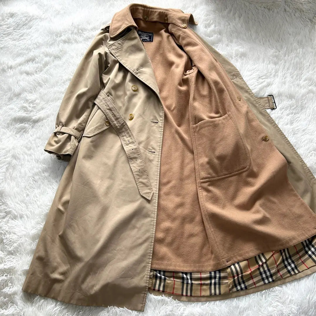 Super rare! Burberry Trench 21 Single Sleeve Trench Coat Belted Beige