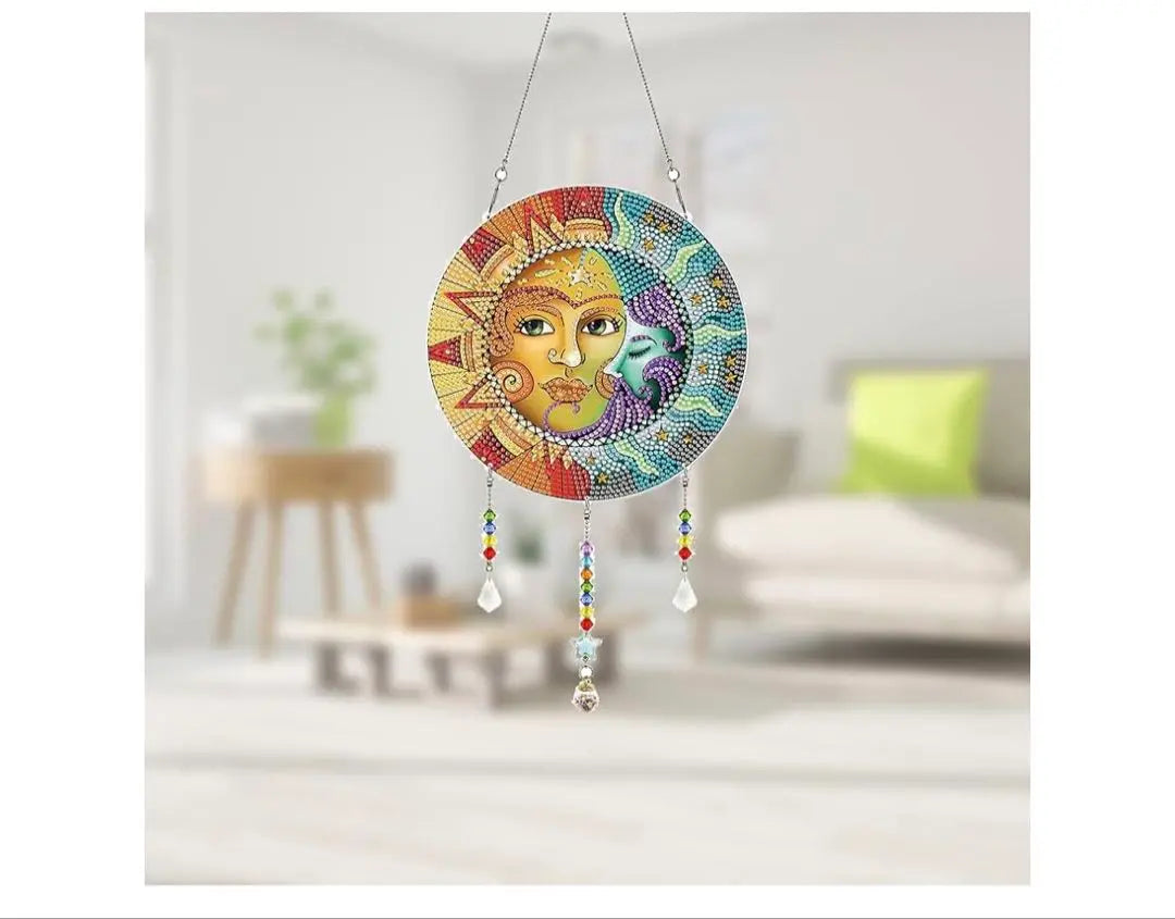 Diamond Art ✨ Sun and Moon Indoor Outdoor Decoration Gift Decoration