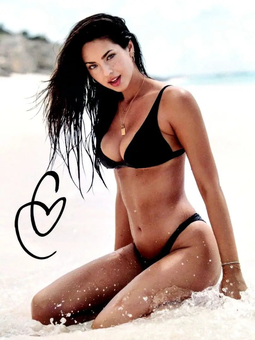 Super large photo with autograph by Christen Harper... Christen Harper