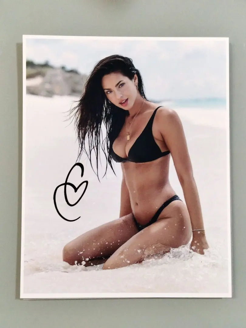 Super large photo with autograph by Christen Harper... Christen Harper