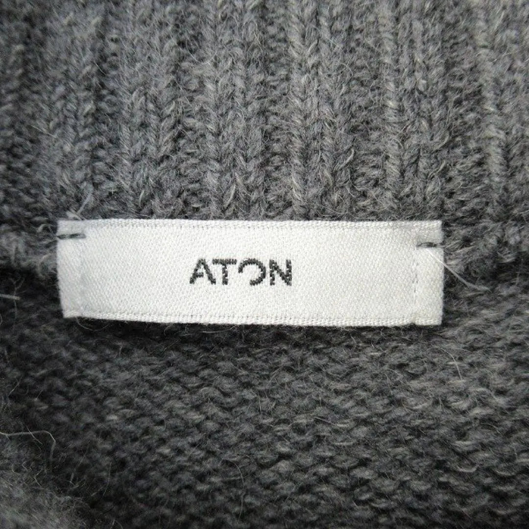 ATON 23AW WOOL MOHAIR ZIP UP Driver's Knit