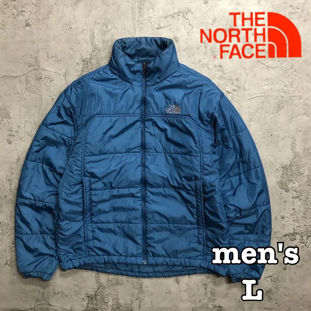 North Face Nylon Jacket Windbreaker Padded Men's L Nuptse