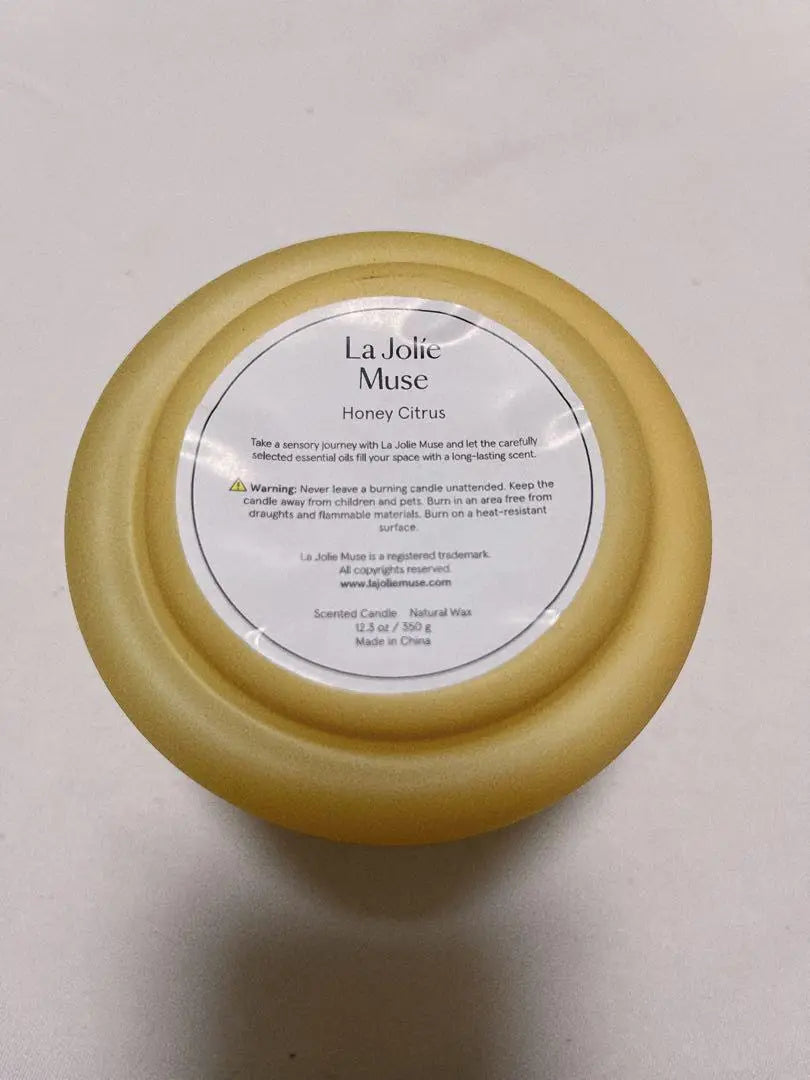 ☆㊵LA JOLIE MUSE Aroma Candle Wood Core 350g