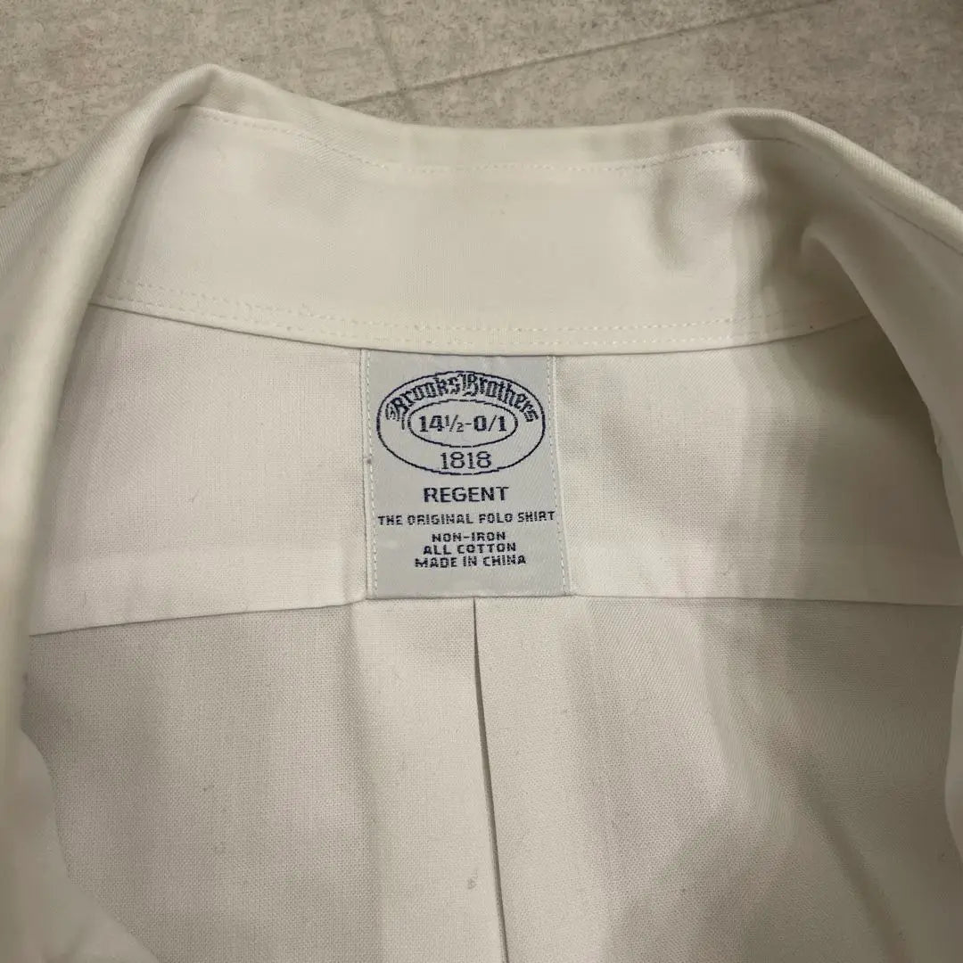 Brooks Brothers Pin Oxford BD Shirt White