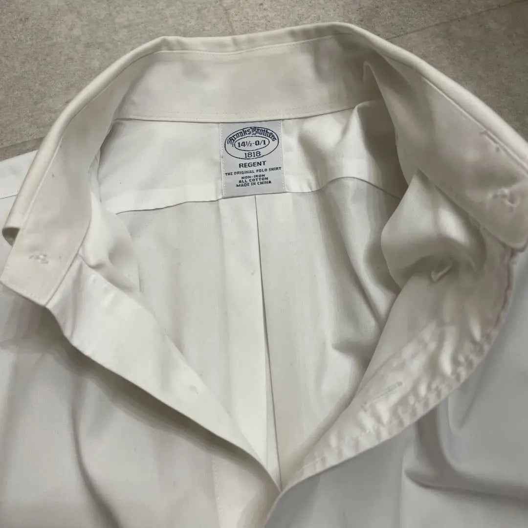 Brooks Brothers Pin Oxford BD Shirt White