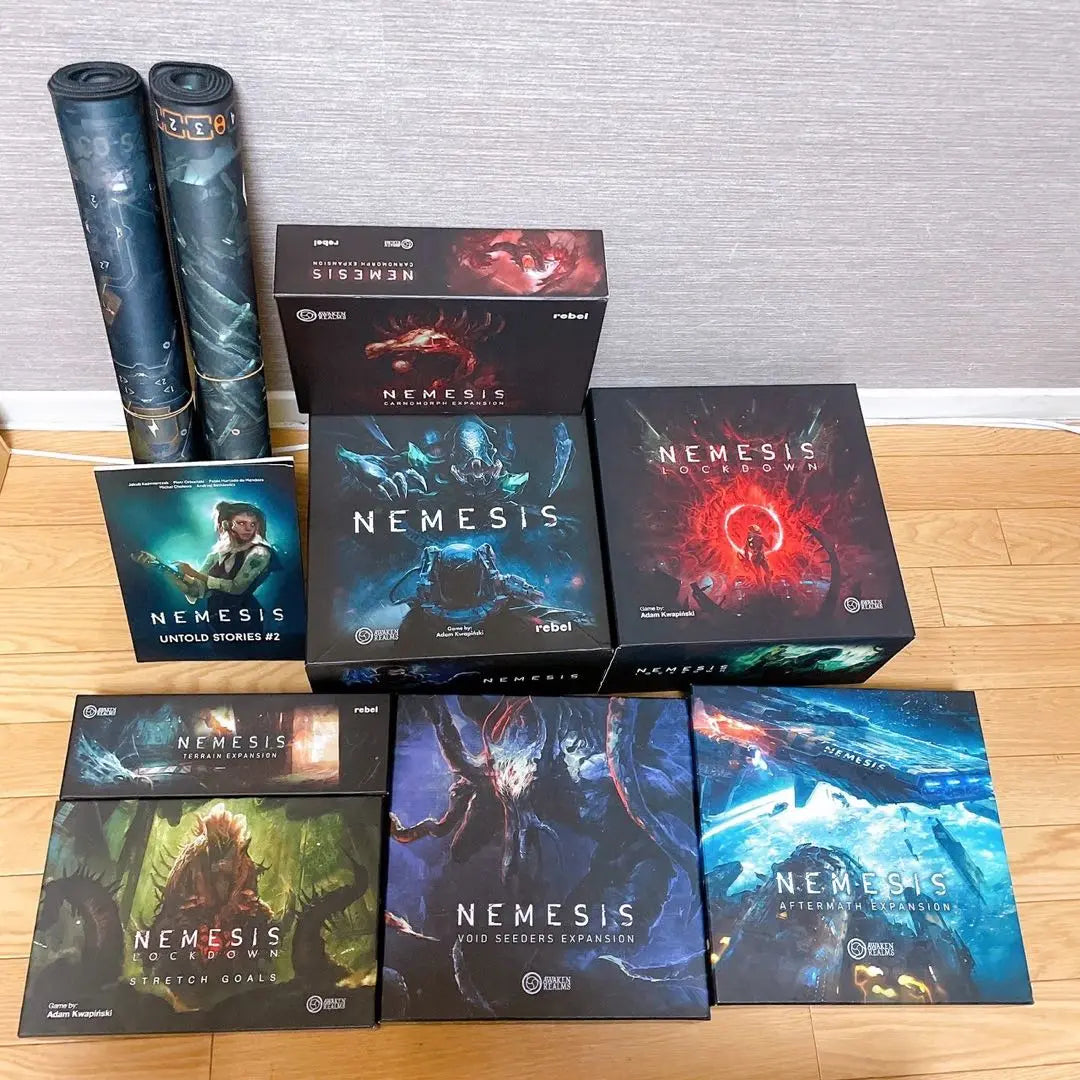 Nemesis Nemesis Series Bulk sale, large quantity, basic/expansion/play mats, etc.