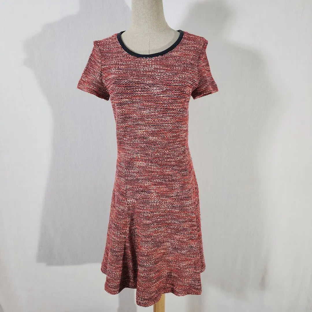 [Good condition] Comtoward de Cotonier Flare Dress Crew Neck Pullover | 【美品】コントワーデコトニエ　フレアワンピース　クルーネック　プルオーバー