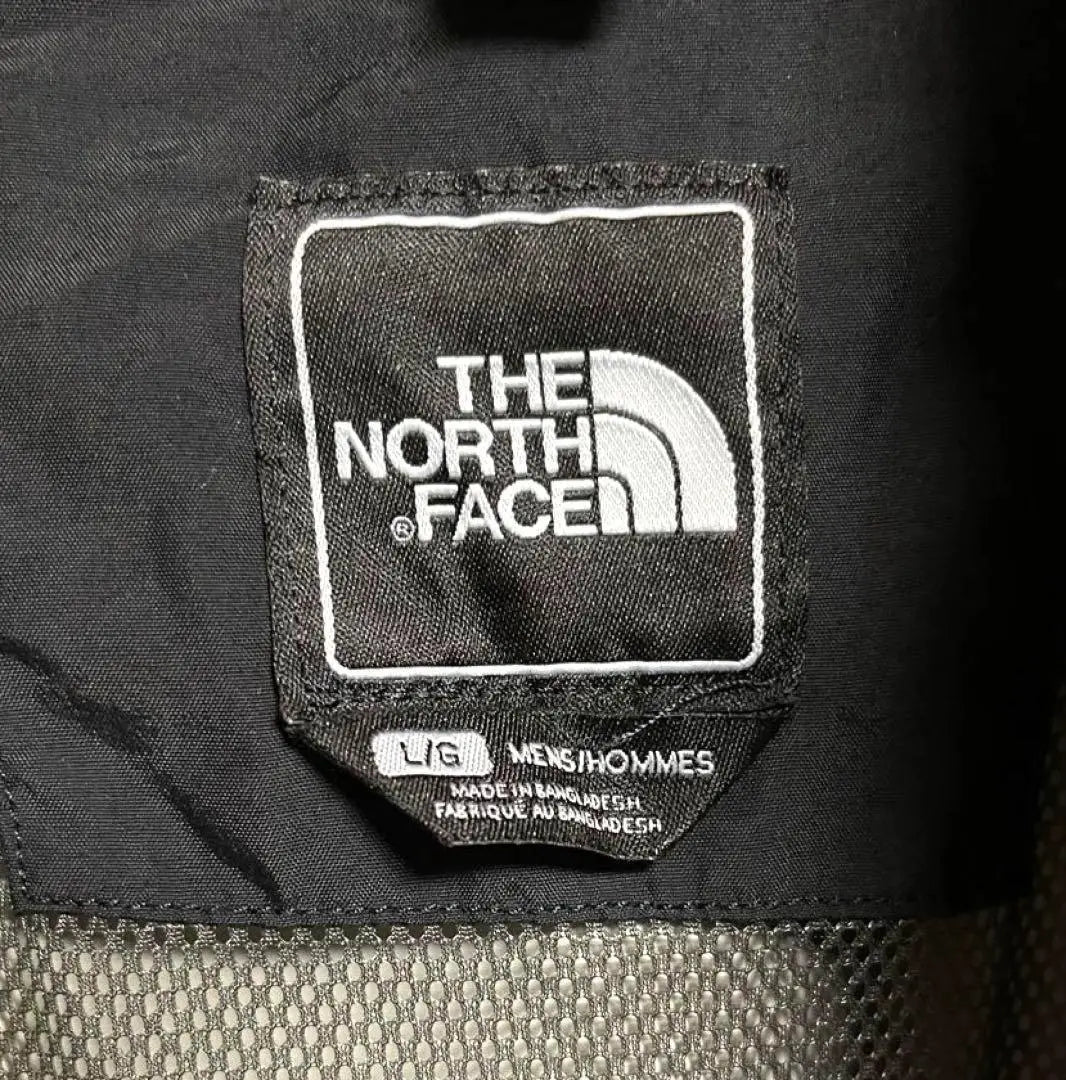 North Face Mountain Parka Men's L Size Black Black Nylon Jacket