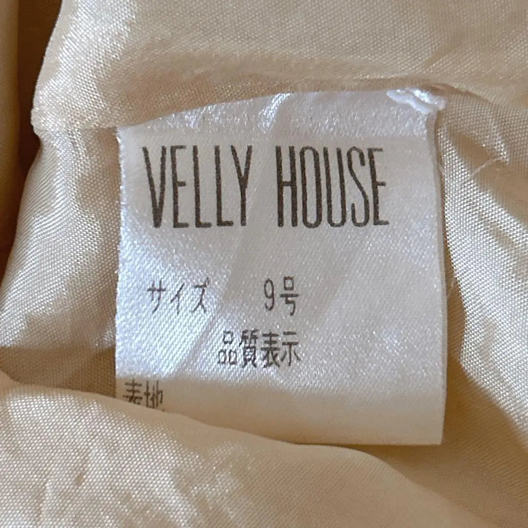 T253 [VELLY HOUSE] Made in Japan Women's Sleeveless Blouse, All-over Pattern, M