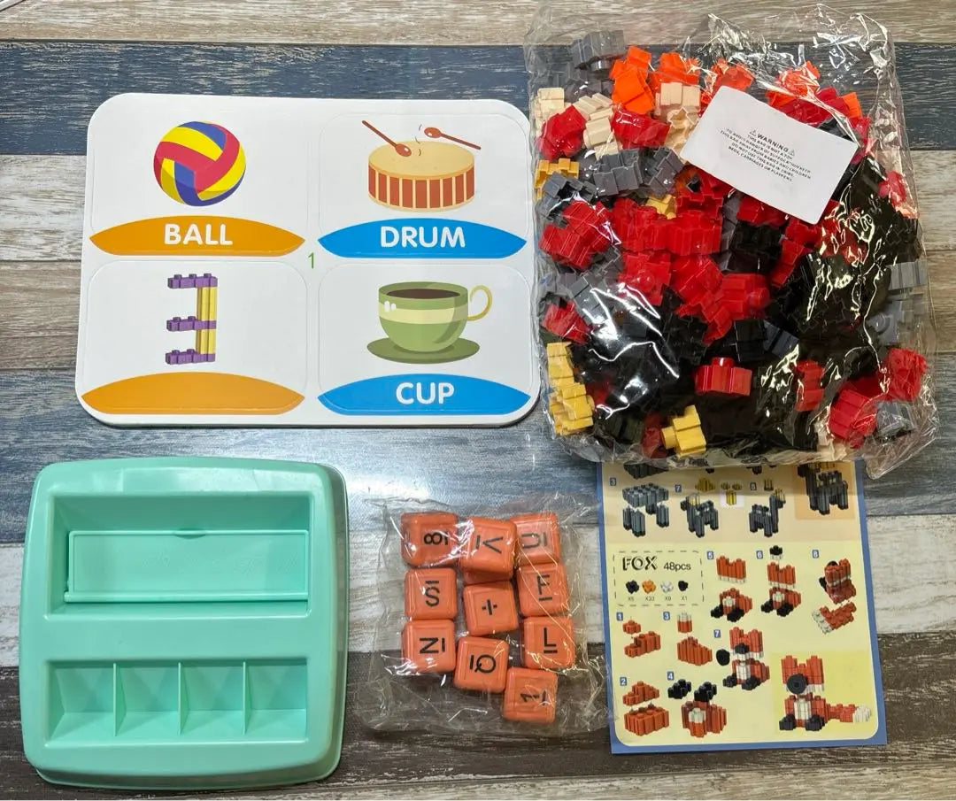 ⚫︎Qizebaby Card block number game Montessori Educational toy | ⚫︎Qizebabyカード ブロック ナンバー ゲーム モンテッソーリ知育玩具