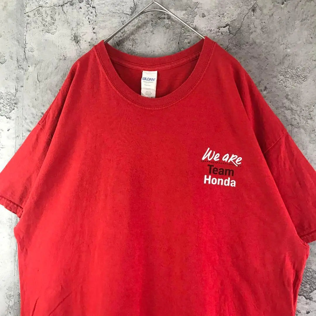 Z1922 Vintage T-shirt Red Back Print 90s Y2K | Z1922古着　Tシャツ レッド　バックプリント　90s Y2K