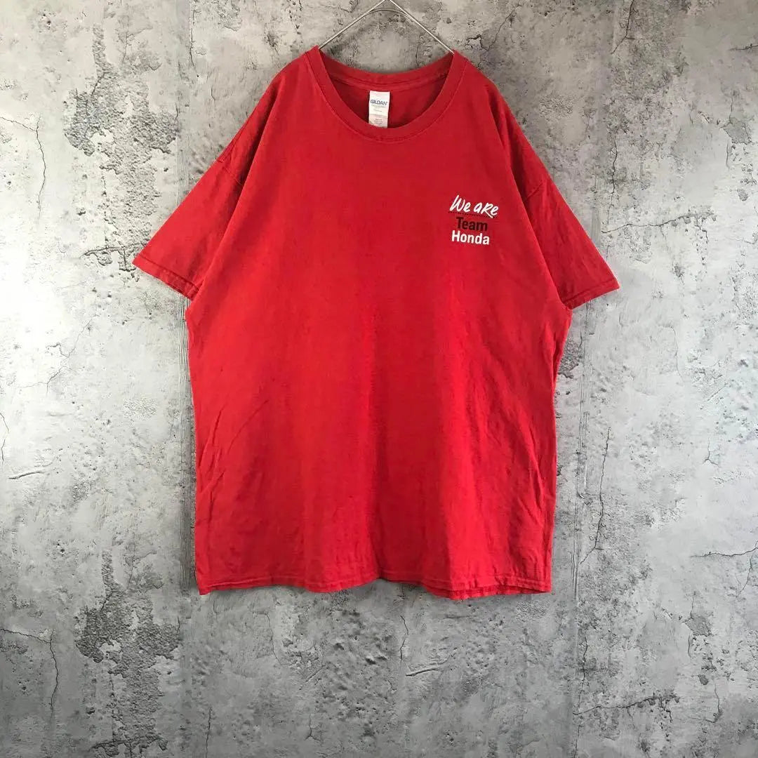 Z1922 Vintage T-shirt Red Back Print 90s Y2K | Z1922古着　Tシャツ レッド　バックプリント　90s Y2K