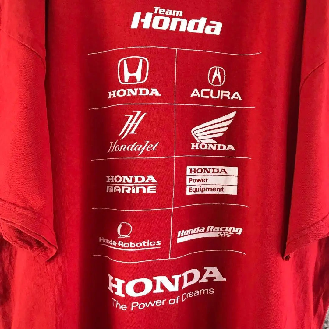 Z1922 Camiseta Vintage Estampado Espalda Roja 90s Y2K | Z1922 古着 Tシャツ レッド バックプリント 90s Y2K