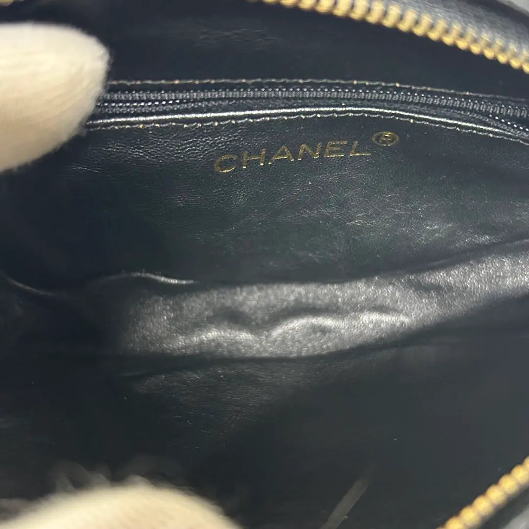 CHANEL Chanel Pouch Fringe Lizard