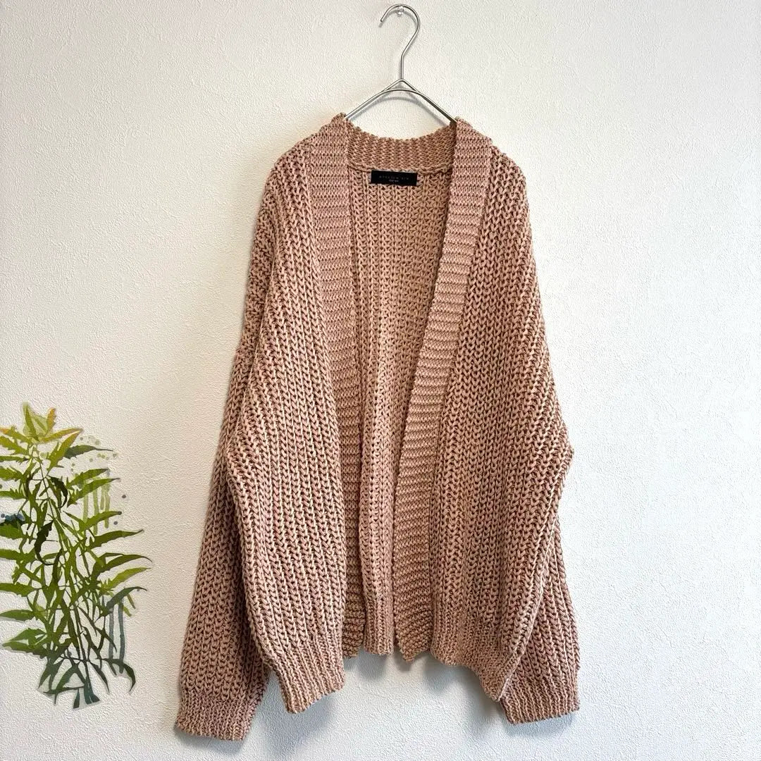 A1111 ATELIER SIX Cardigan Haori Pink