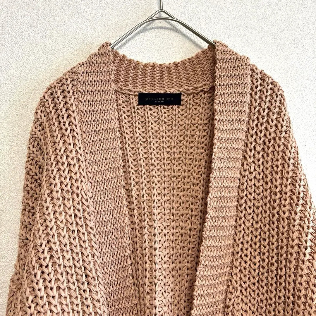 A1111 ATELIER SIX Cardigan Haori Pink