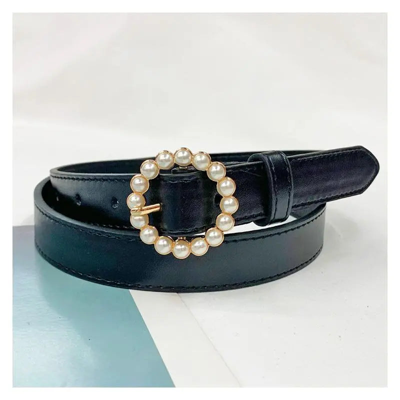 ☆Very popular design☆Pearl bijoux belt for women, same day shipping