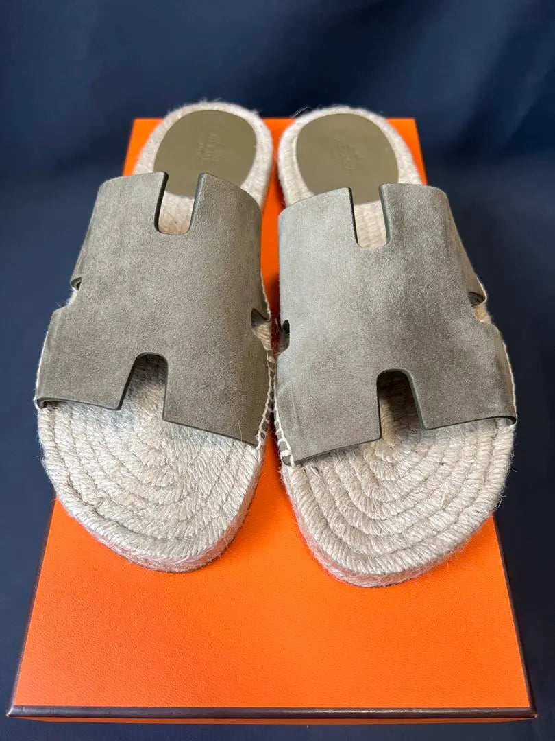 [Sin usar] Sandalias de alpargatas Hermes talla 41 para hombre