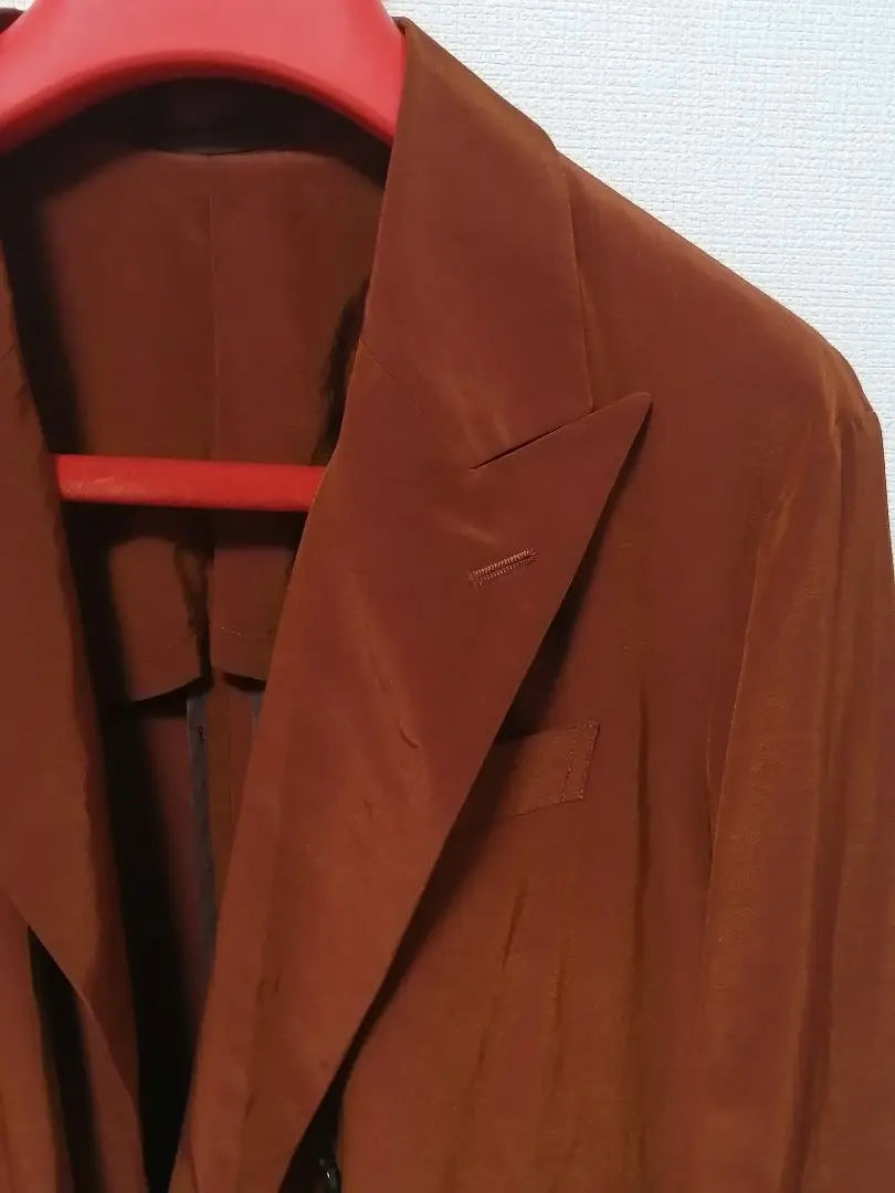 ♂New double tailored jacket [LOVELESS] Red brown plain S