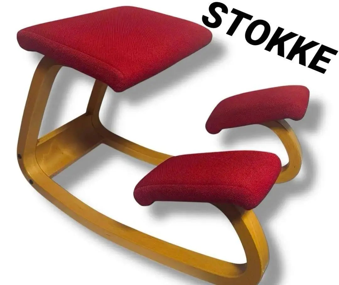 VARIER STOKKE Balance Chair Red