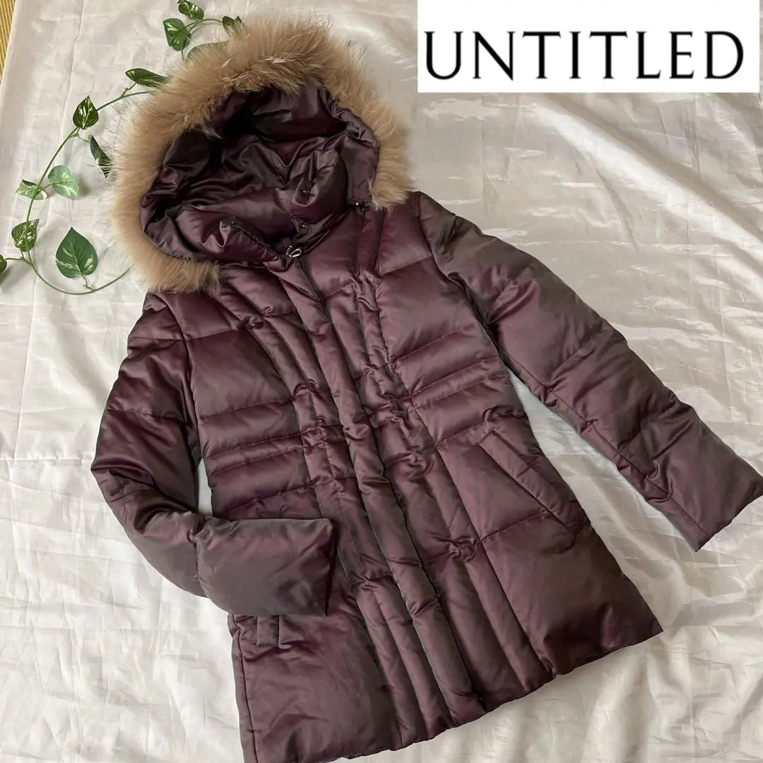 Good condition ⭐️UNTITLED ⭐️Untitled Down Jacket with Fur Size 1