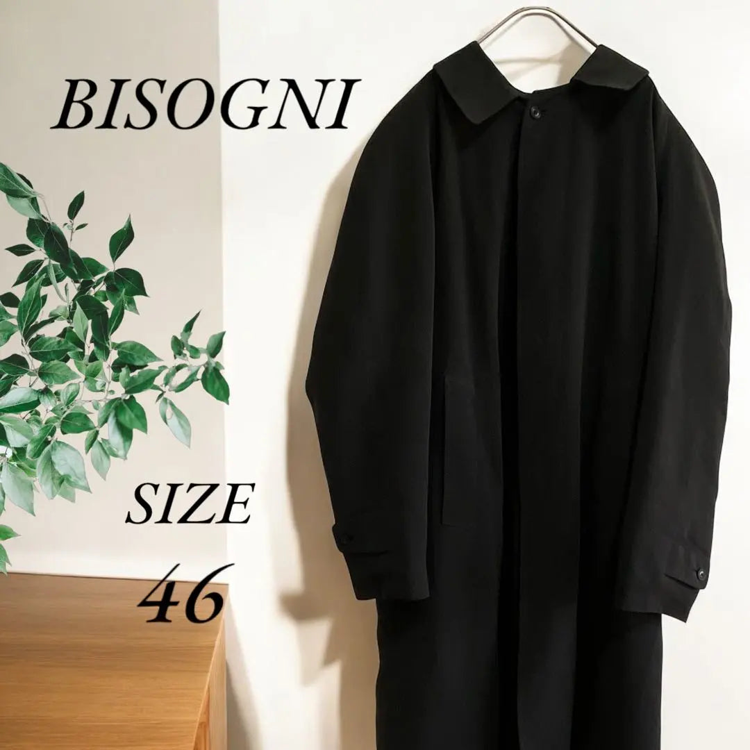 BISOGNI Black Chester Coat with Liner