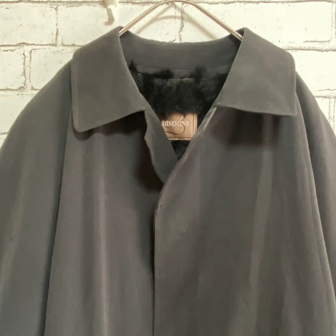 BISOGNI Black Chester Coat with Liner