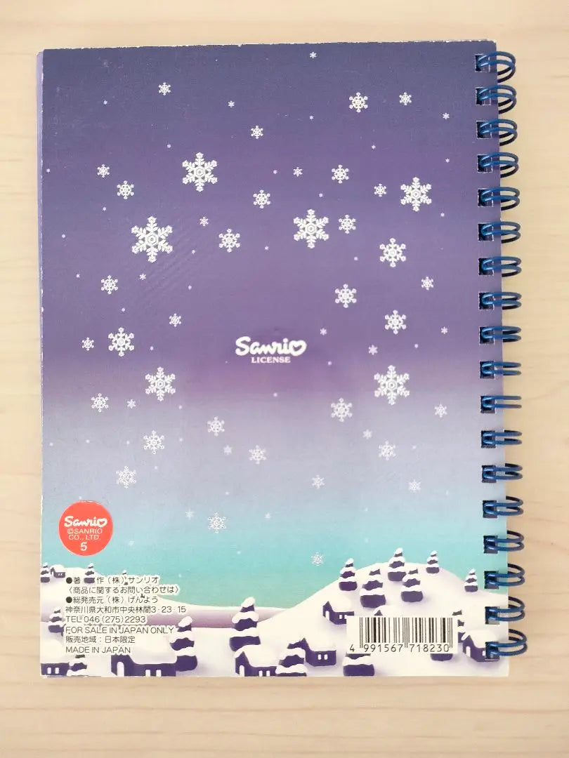 Bloc de notas retro de Hello Kitty con hada de la nieve ☆súper raro☆