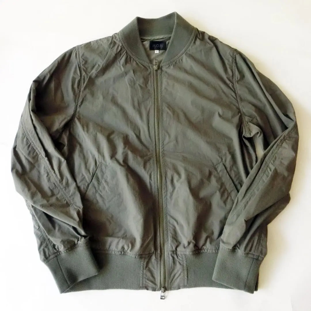 H.O.B. MA-1 Design Jacket L size olive green | H.O.B. MA-1デザインジャケット Lサイズ オリーブグリーン