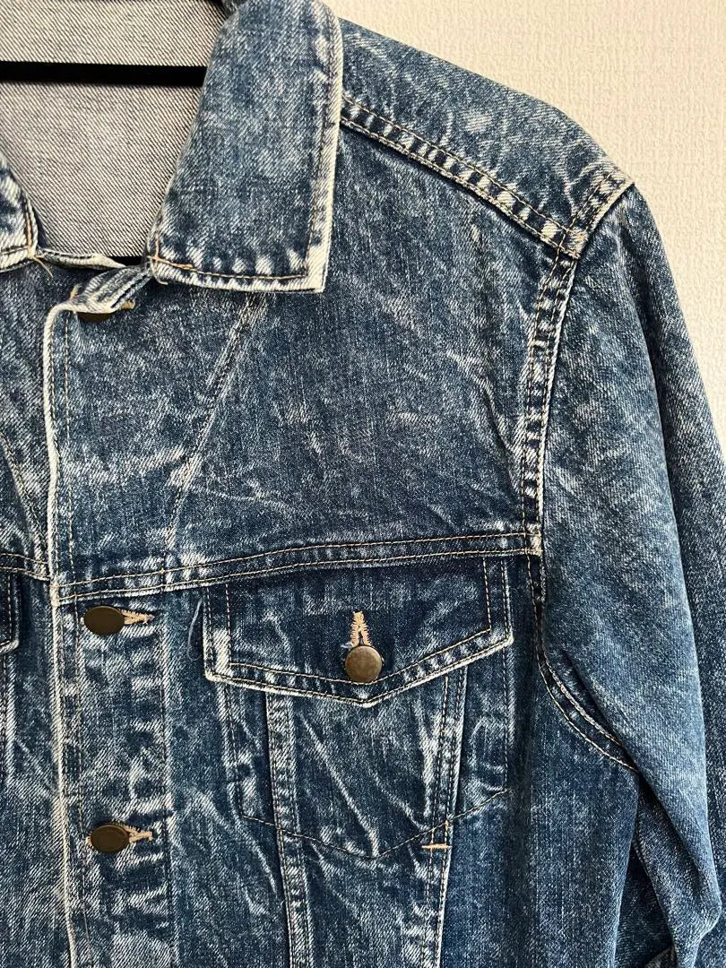 Chemical wash denim jacket | ケミカルウォッシュ・デニムジャケット