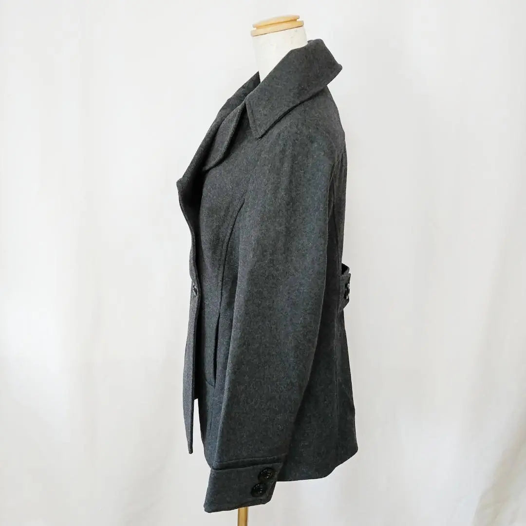 [New and unused] New York & Company Wool Coat M, Size 8 Gray [133]