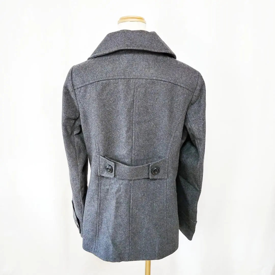 [New and unused] New York & Company Wool Coat M, Size 8 Gray [133]