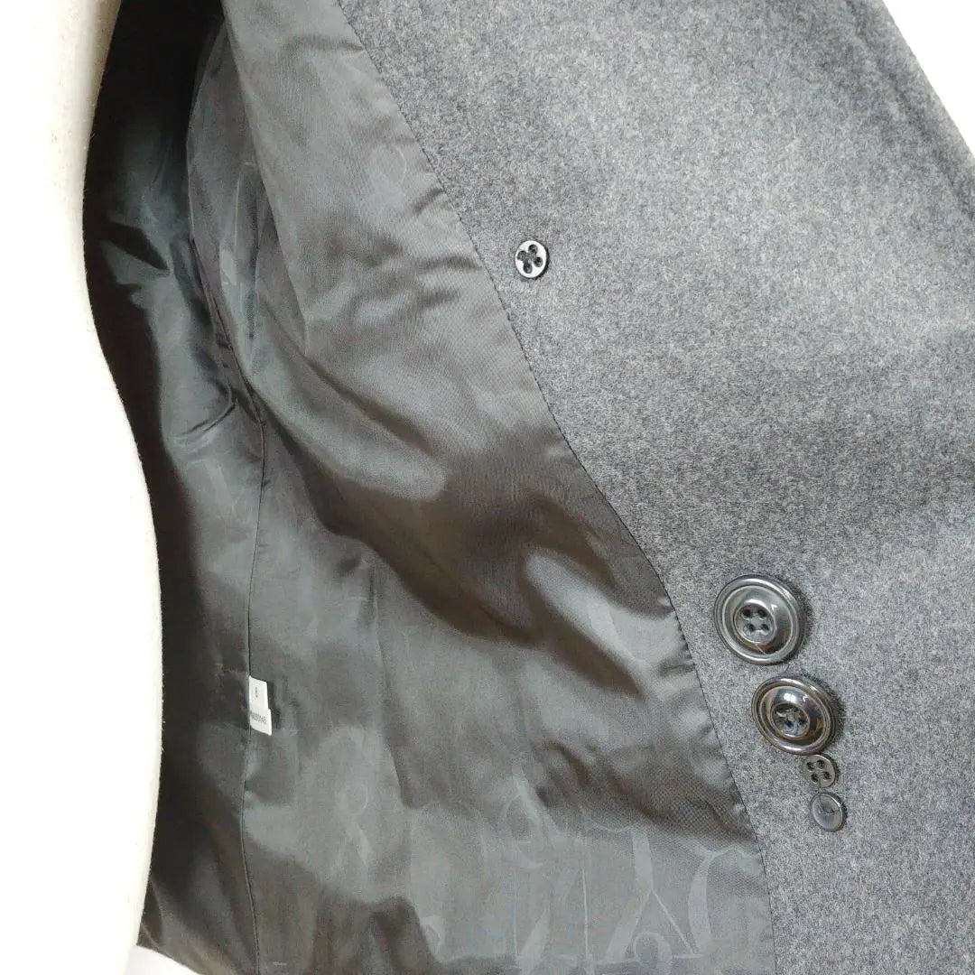 [New and unused] New York & Company Wool Coat M, Size 8 Gray [133]