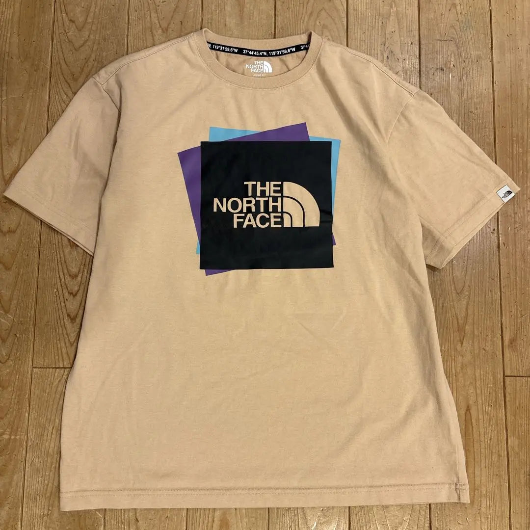 THE NORTH FACE logo short sleeve T-shirt LOOSE FIT Men's L