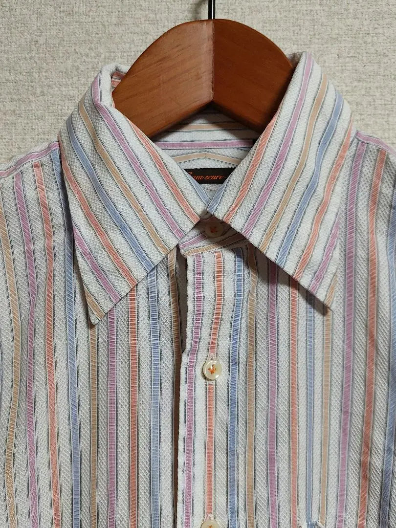 Sam scuri striped pattern long sleeve shirt [50]