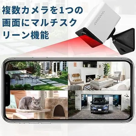 ★Automatic price reduction★ Security camera, remote smartphone control, small camera, infrared night vision, almost new ◎