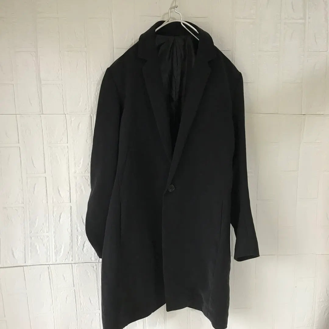 [STUDIOUS] Women's Chester Coat Black Size L Made in Japan