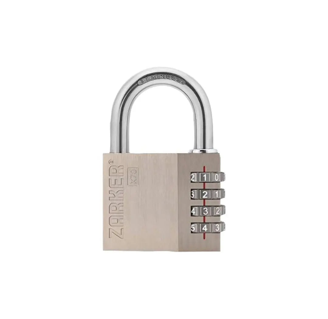 ZARKER 4-digit dial lock padlock