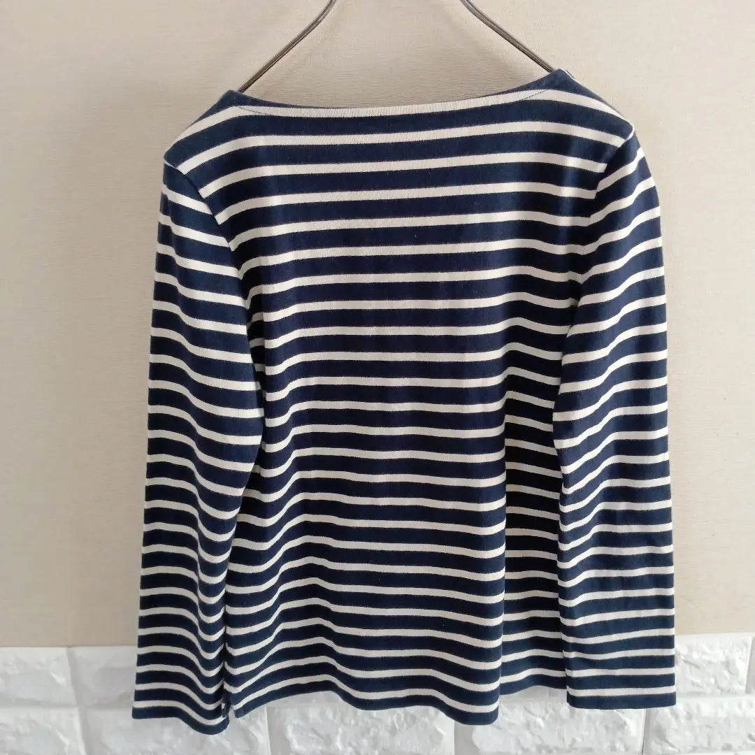 ◆MUJI◆ Long sleeve cut and sew S top 100% cotton thick Spring and autumn◆c1428