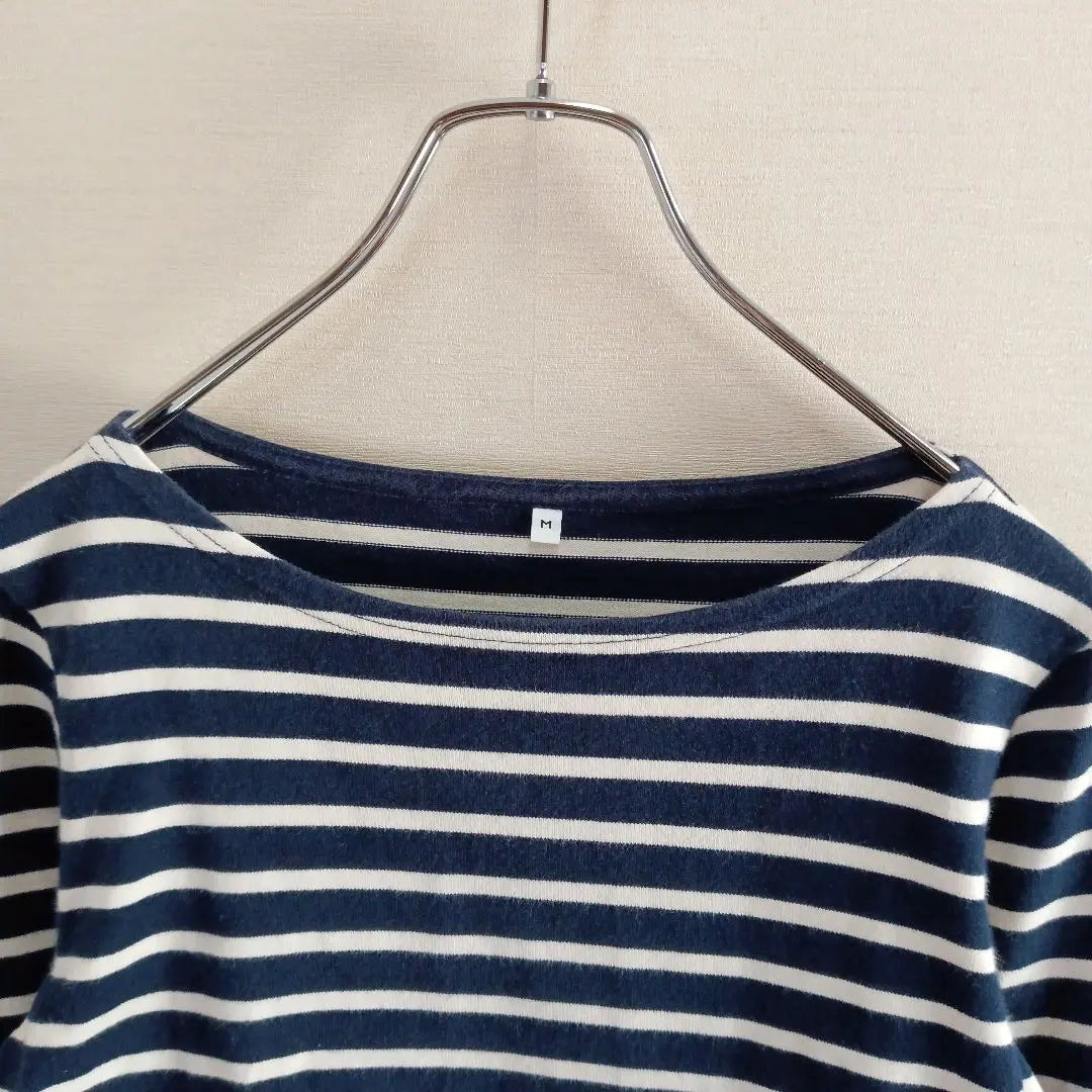 ◆MUJI◆ Long sleeve cut and sew S top 100% cotton thick Spring and autumn◆c1428