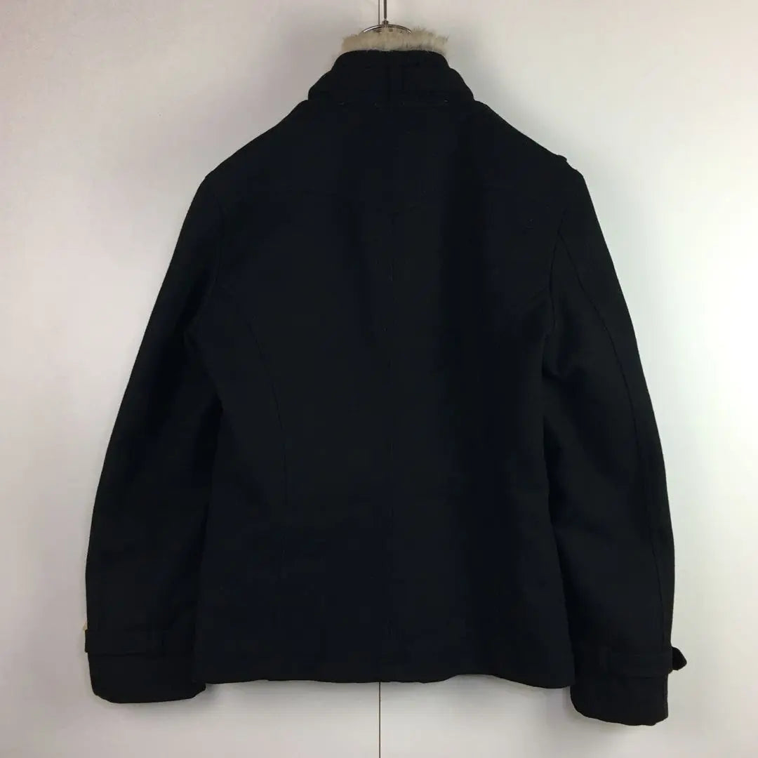 [Beautiful goods / fur] ABX Wool Jacket Black F1175 | 【美品・ファー付き】abx　ウールジャケット　ブラック　F1175